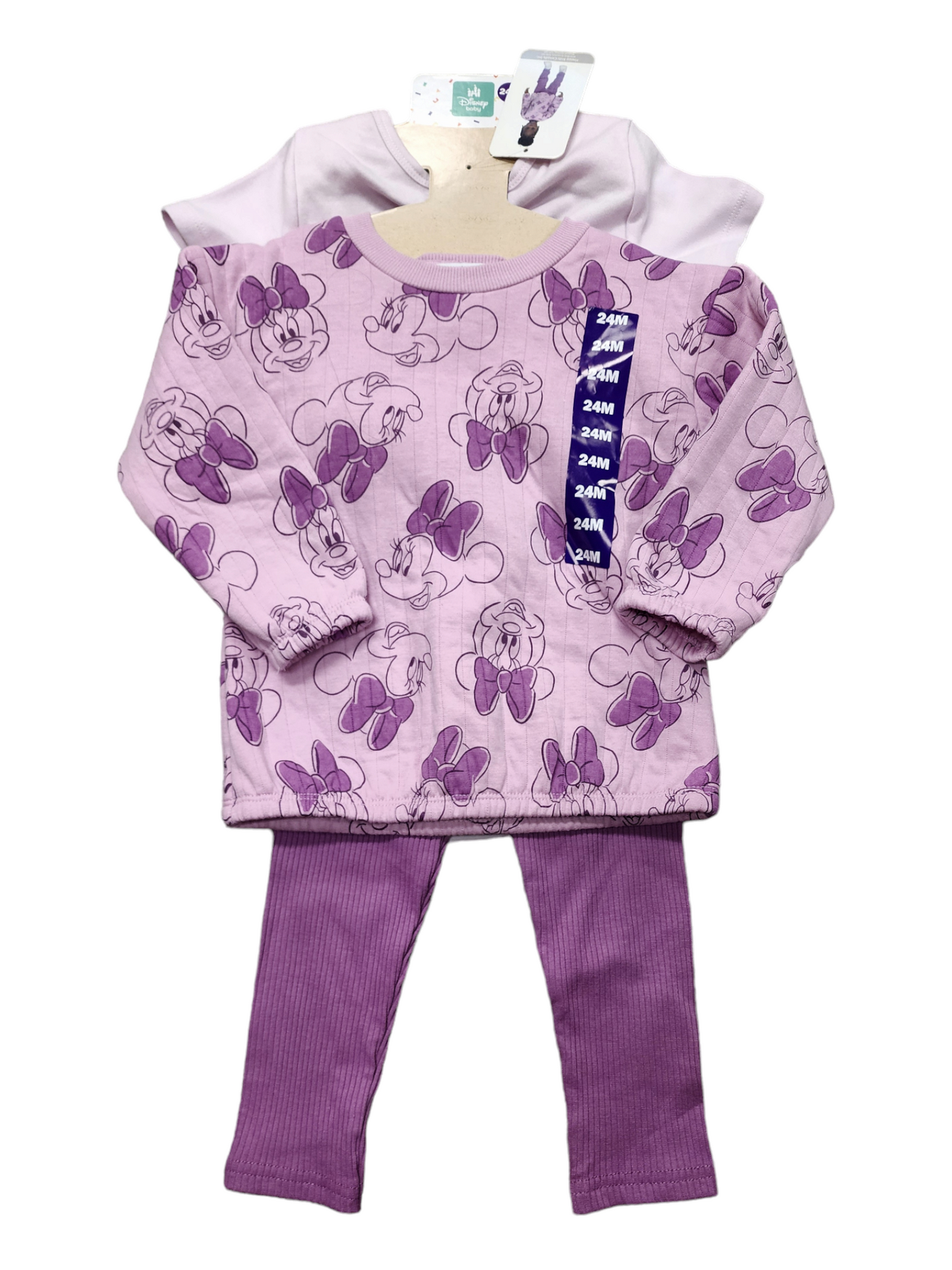 NEUF 24m Ensemble DISNEY minnie mouse