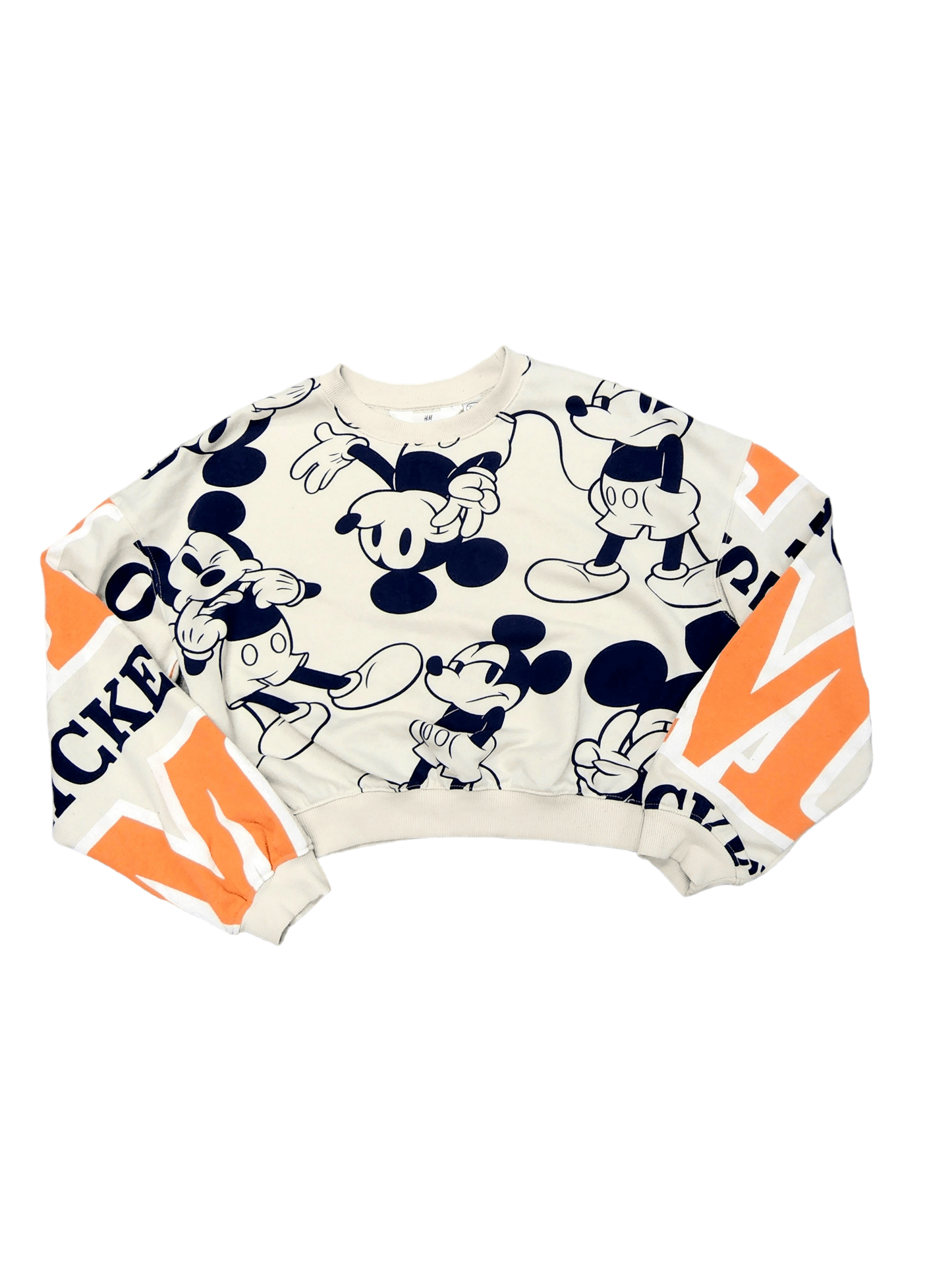 12-14ans Hoodie Croptop H&M MICKEY MOUSE - Zenyaboutique