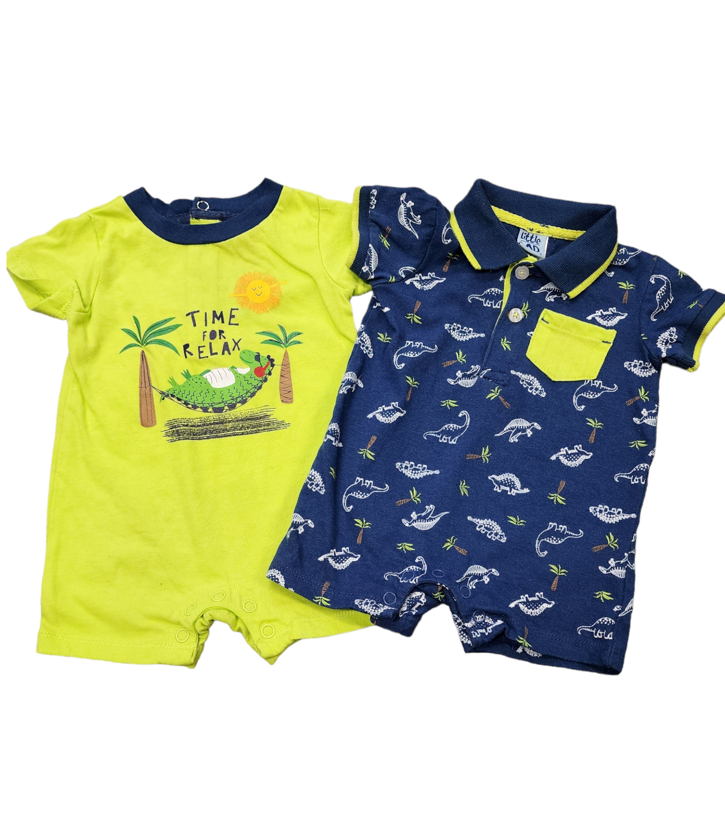 3-6m 2 Onepiece LITTLE DAD *IMPARFAIT